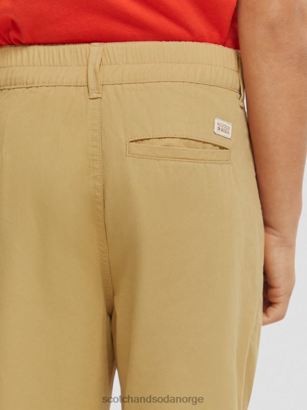 barn løs chino med konisk passform sand N40XD793 klær Scotch & Soda