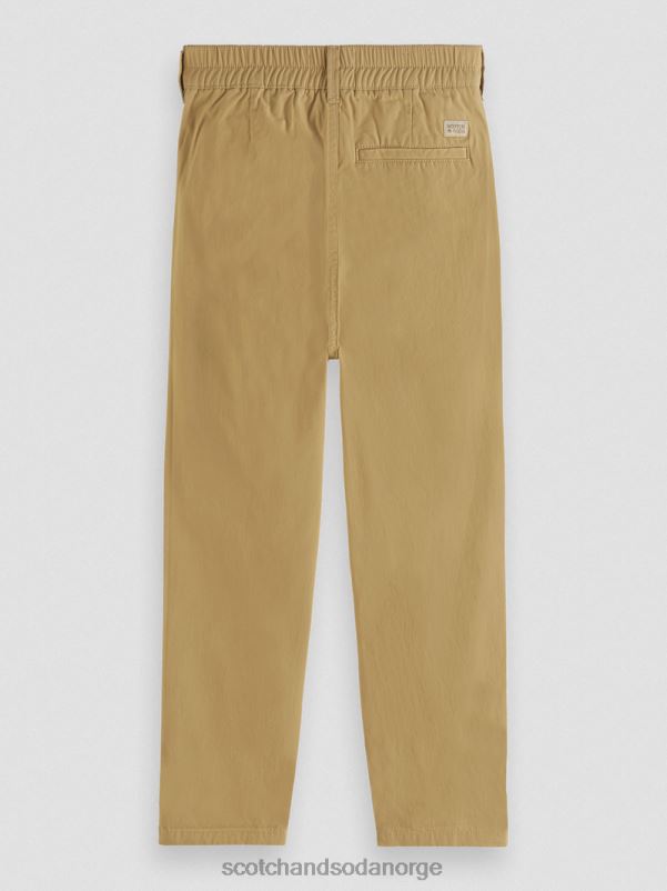barn løs chino med konisk passform sand N40XD793 klær Scotch & Soda