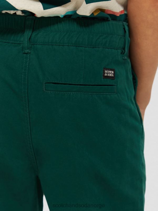 barn løs chino med konisk passform skog N40XD794 klær Scotch & Soda