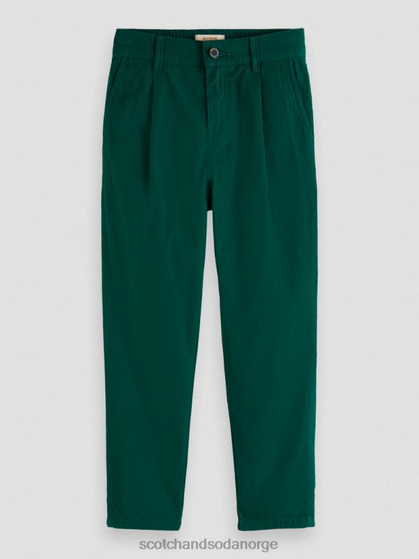 barn løs chino med konisk passform skog N40XD794 klær Scotch & Soda