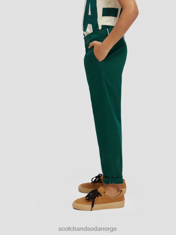 barn løs chino med konisk passform skog N40XD794 klær Scotch & Soda