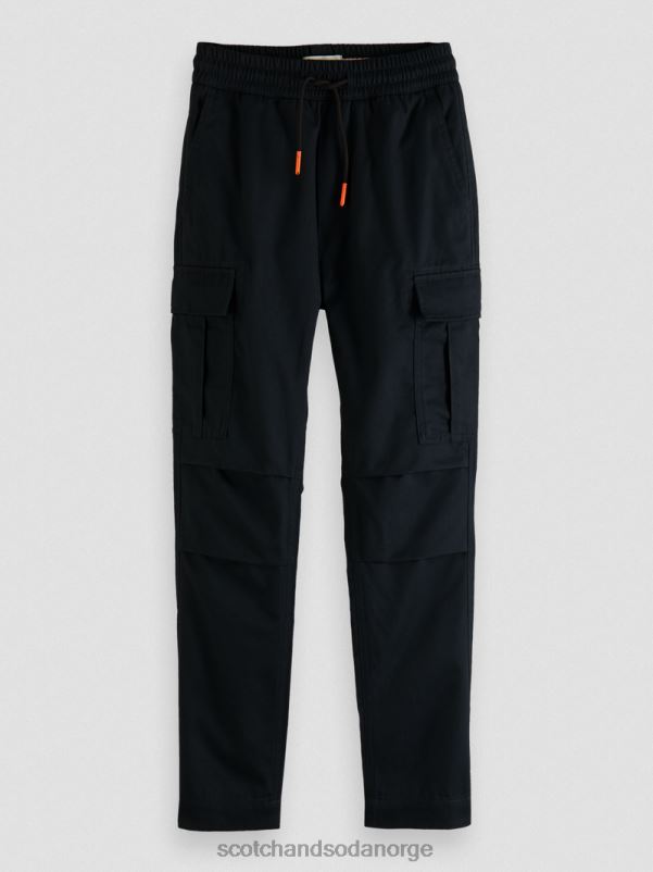 barn løs organisk cargobukse med konisk passform antra N40XD795 klær Scotch & Soda