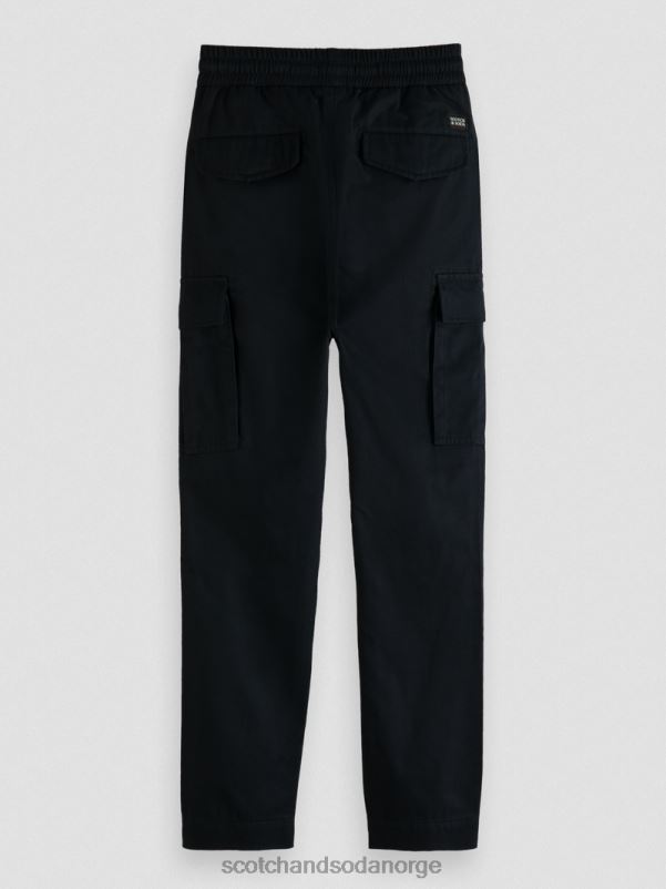 barn løs organisk cargobukse med konisk passform antra N40XD795 klær Scotch & Soda