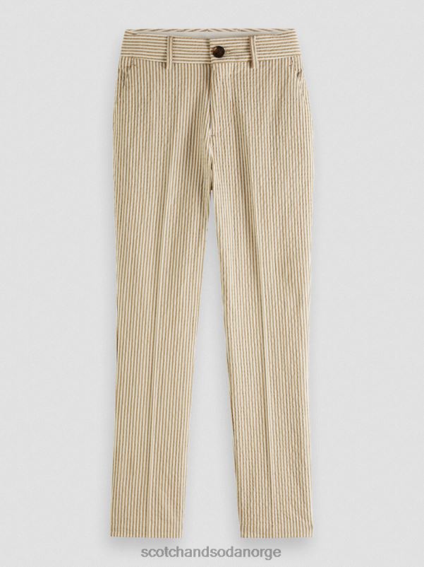 barn løs tapered passform stripet seersucker chino sandstripe N40XD796 klær Scotch & Soda