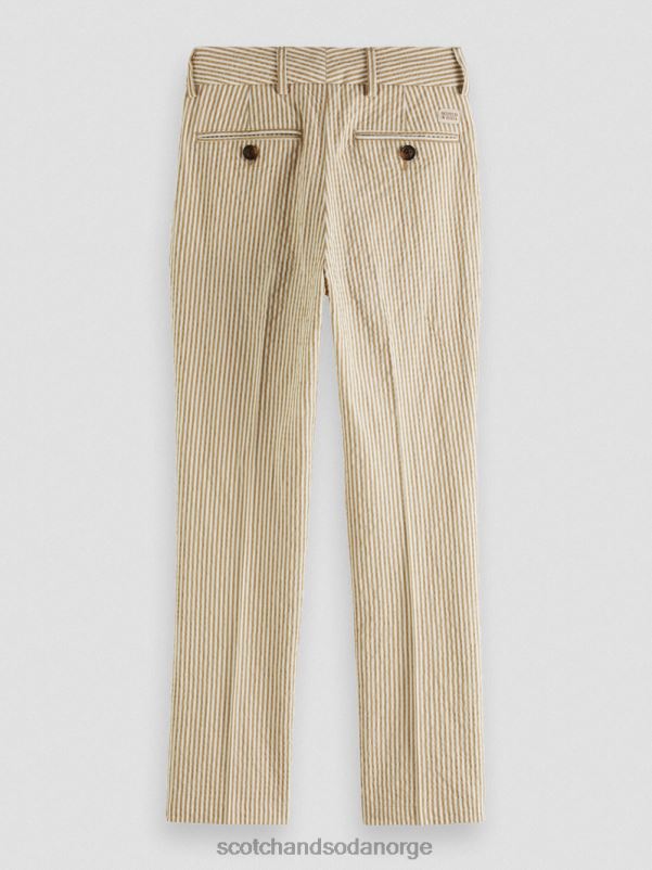barn løs tapered passform stripet seersucker chino sandstripe N40XD796 klær Scotch & Soda