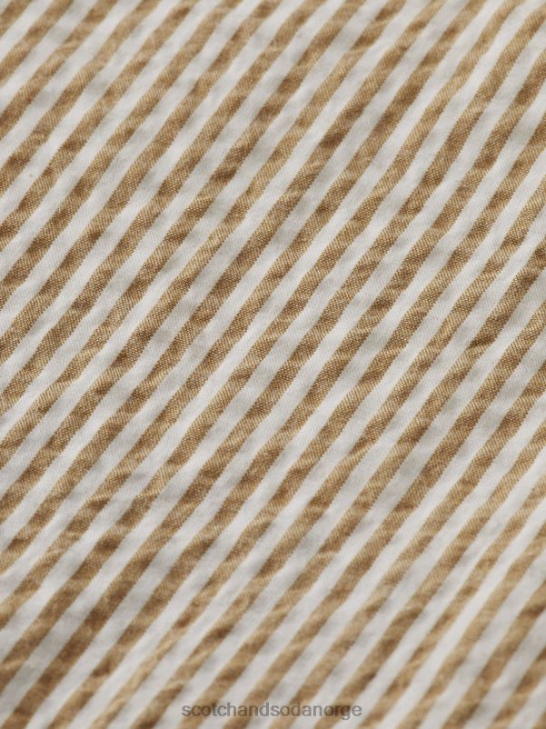 barn løs tapered passform stripet seersucker chino sandstripe N40XD796 klær Scotch & Soda