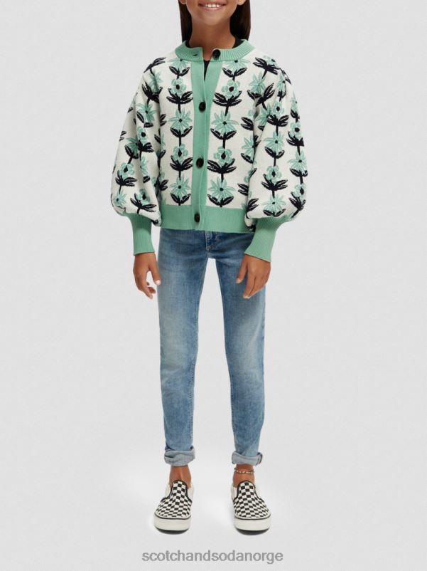 barn intarsia strikket blomster cardigan blomst intarsia N40XD736 klær Scotch & Soda