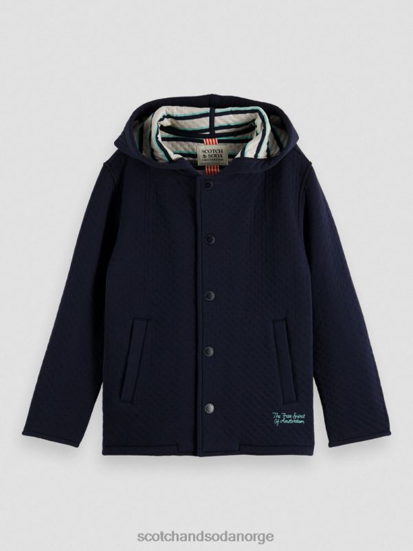 barn hettegenser i limt jersey natt N40XD773 klær Scotch & Soda