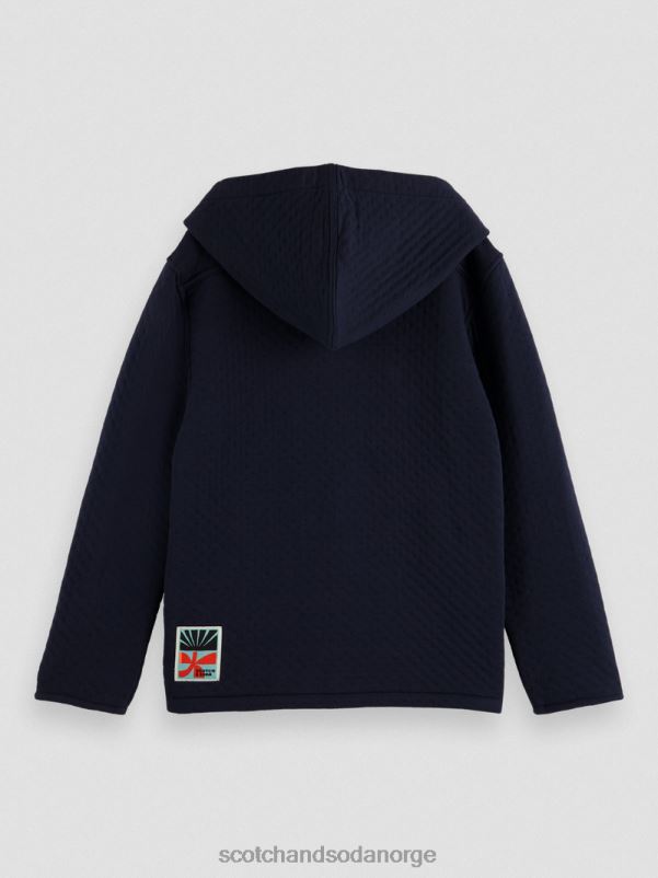 barn hettegenser i limt jersey natt N40XD773 klær Scotch & Soda