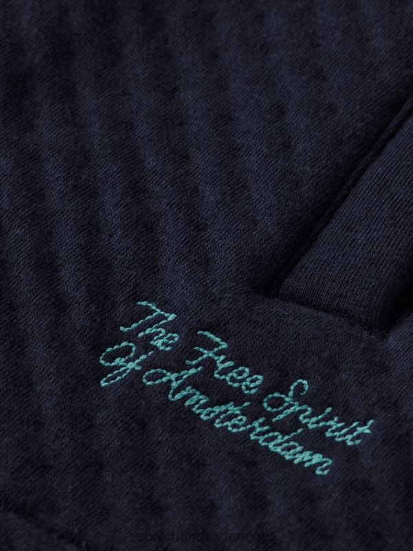 barn hettegenser i limt jersey natt N40XD773 klær Scotch & Soda