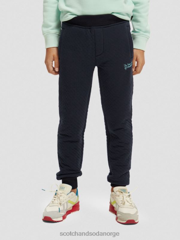 barn joggebukser i bundet jersey natt N40XD776 klær Scotch & Soda