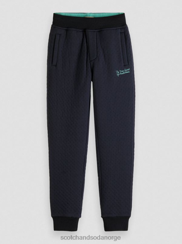 barn joggebukser i bundet jersey natt N40XD776 klær Scotch & Soda