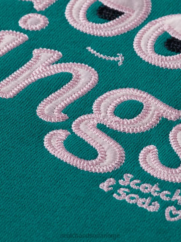 barn kunstgenser med plisserte ermer påfugl N40XD751 klær Scotch & Soda