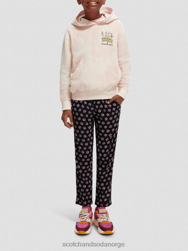 barn loose fit tie-dye kunstverk hettegenser epleblomst N40XD748 klær Scotch & Soda