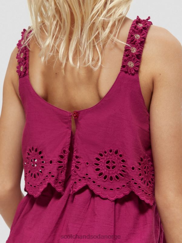 barn broderie anglaise lagdelt midikjole dahlia N40XD732 klær Scotch & Soda