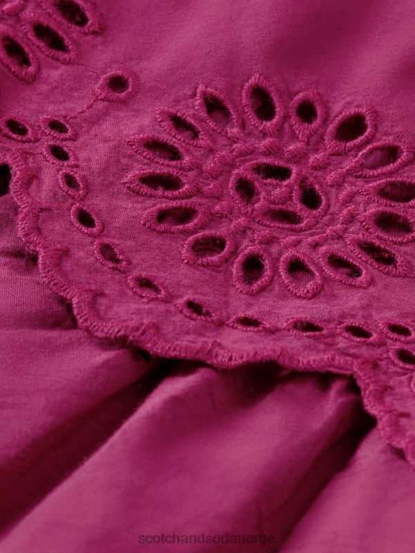 barn broderie anglaise lagdelt midikjole dahlia N40XD732 klær Scotch & Soda