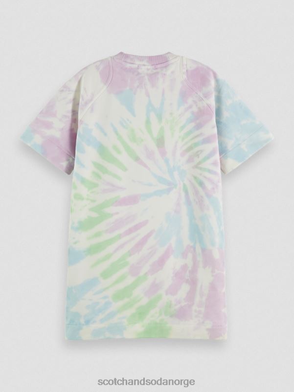 barn tie-dye minikjole i økologisk bomull bindefarge N40XD729 klær Scotch & Soda