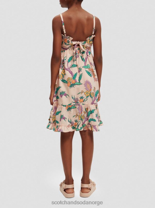 barn trykt smock midikjole blomsterhage N40XD731 klær Scotch & Soda