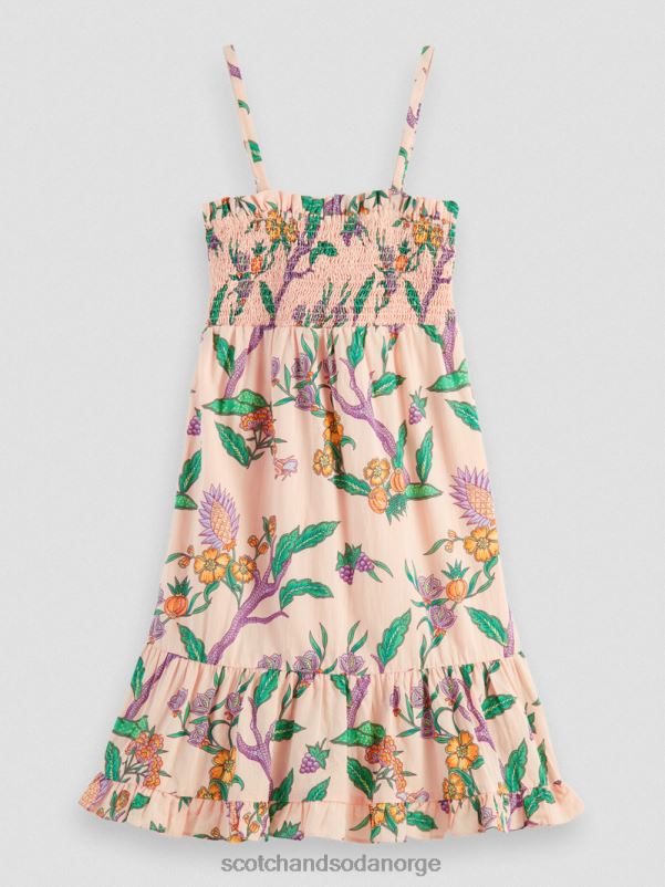barn trykt smock midikjole blomsterhage N40XD731 klær Scotch & Soda