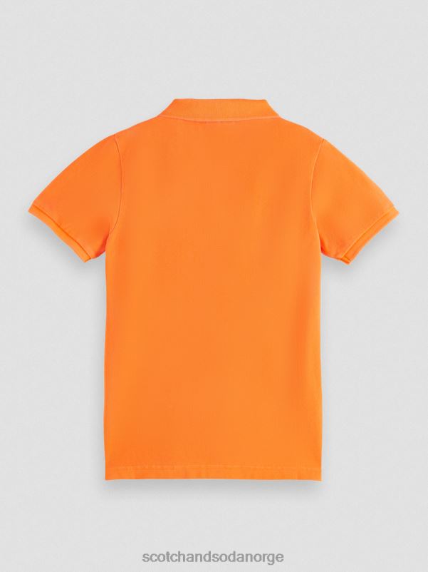 barn plaggfarget piképolo neon fersken N40XD786 klær Scotch & Soda