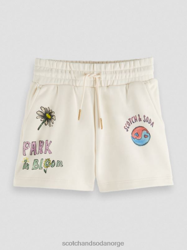barn kunstverk svette shorts vaniljeis N40XD769 klær Scotch & Soda
