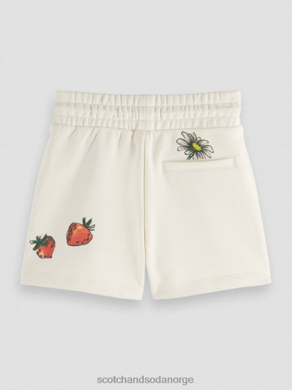 barn kunstverk svette shorts vaniljeis N40XD769 klær Scotch & Soda