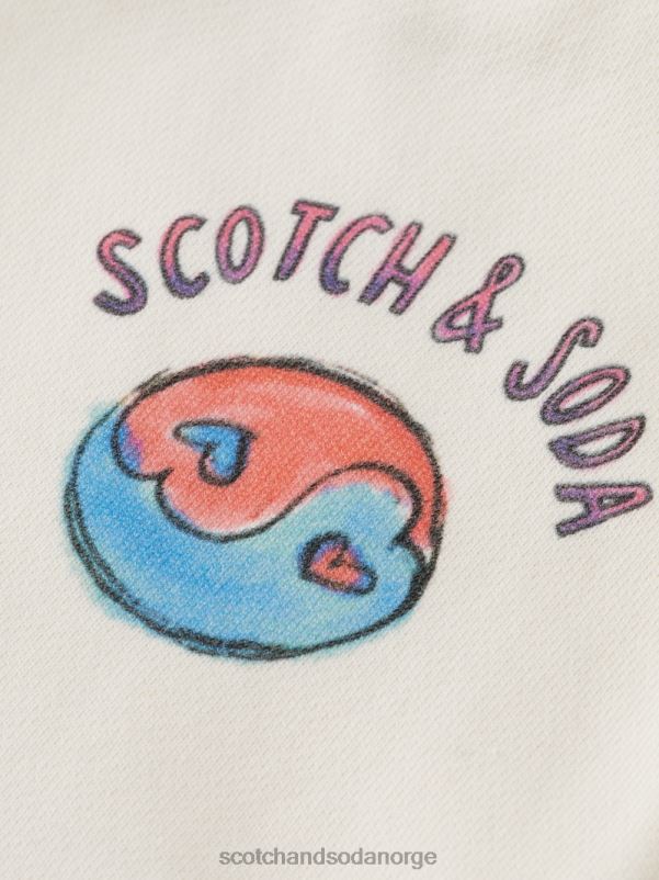 barn kunstverk svette shorts vaniljeis N40XD769 klær Scotch & Soda
