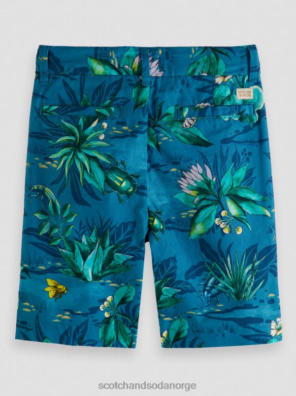 barn mellomlange chino-shorts med tryk bugs over alt N40XD808 klær Scotch & Soda