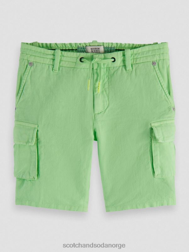 barn plaggfarget lin-blandet cargo-shorts sitrus N40XD806 klær Scotch & Soda
