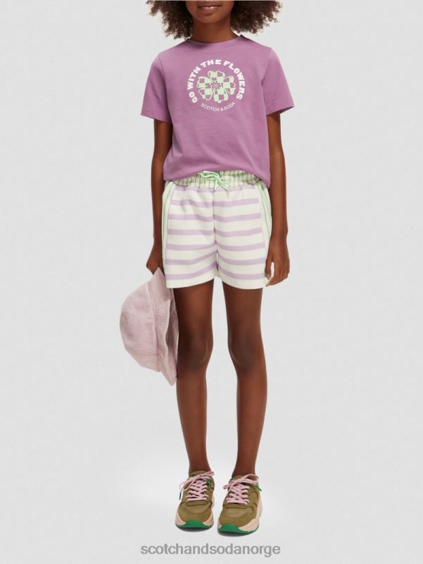 barn svetteshorts med blandede striper stripete N40XD765 klær Scotch & Soda