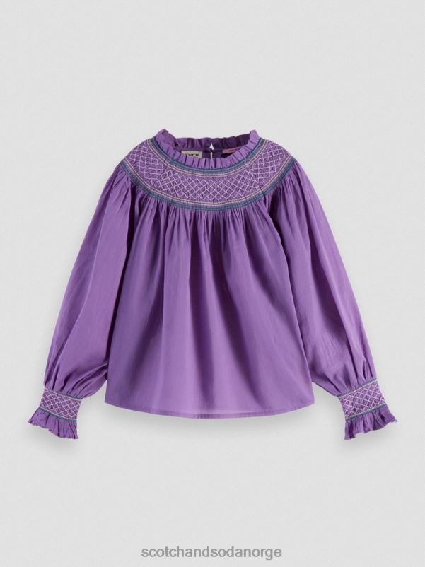 barn langermet smockskjorte drue N40XD741 klær Scotch & Soda