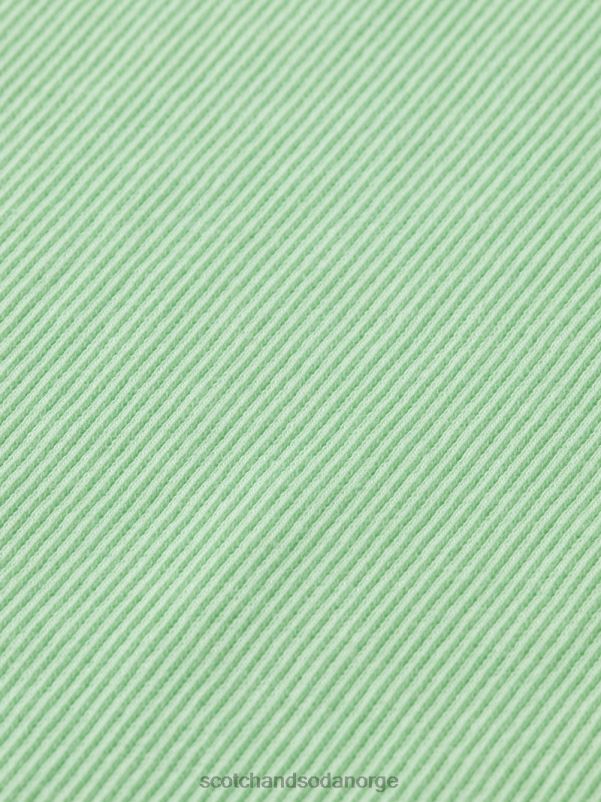 barn montert ribbestrikket tank topp lime N40XD745 klær Scotch & Soda