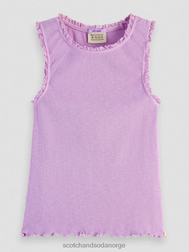 barn montert ribbestrikket tank topp orkide N40XD744 klær Scotch & Soda