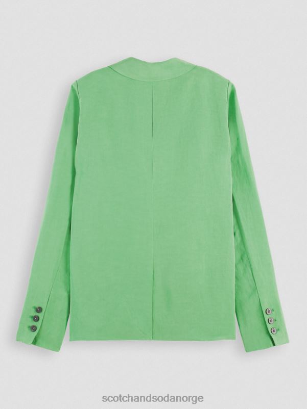 kvinner dobbeltspent blazer lys parakitt N40XD176 klær Scotch & Soda