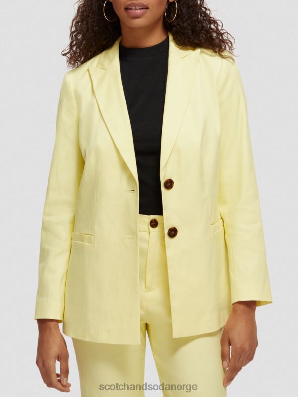 kvinner enkeltspent blazer popcorn N40XD182 klær Scotch & Soda