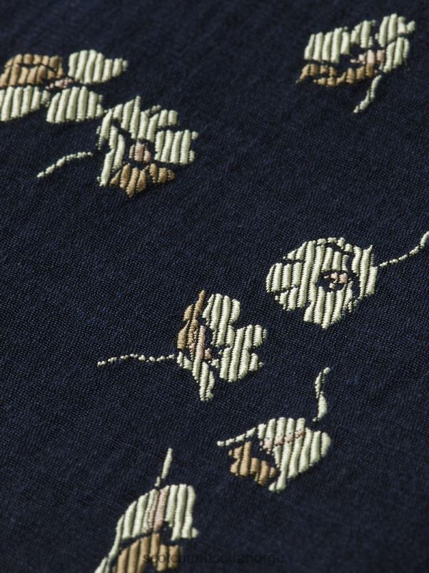 kvinner jacquard blazer med avslappet passform tulipaner N40XD174 klær Scotch & Soda