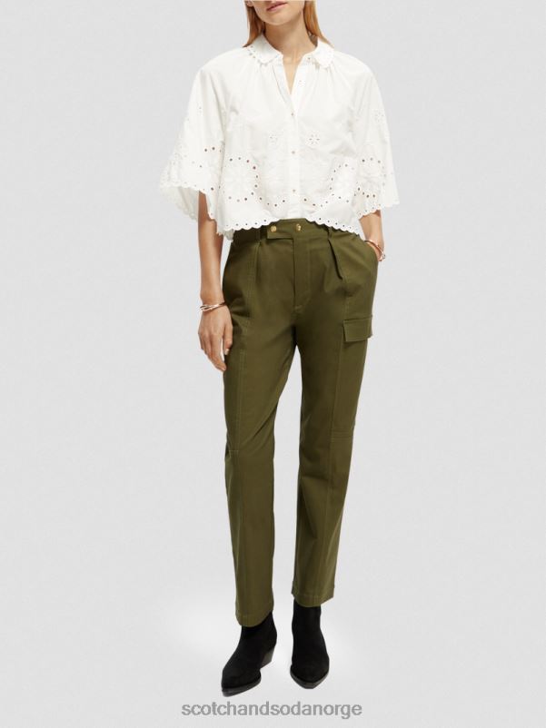 kvinner broderie anglaise crop topp hvit N40XD40 klær Scotch & Soda