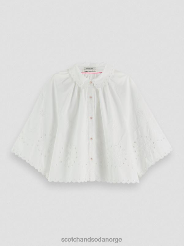 kvinner broderie anglaise crop topp hvit N40XD40 klær Scotch & Soda