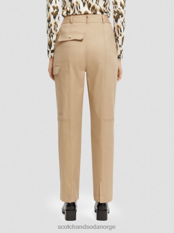 kvinner bruksbukser for arbeidsklær kaki N40XD159 klær Scotch & Soda