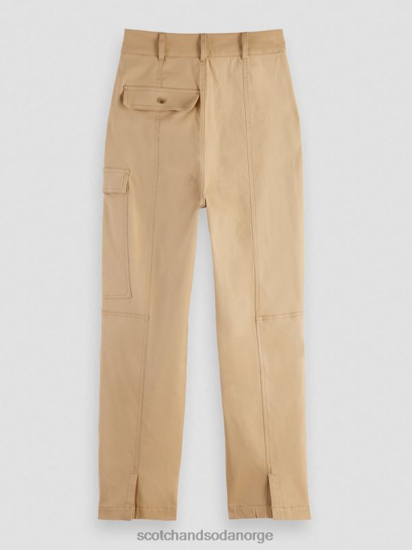 kvinner bruksbukser for arbeidsklær kaki N40XD159 klær Scotch & Soda