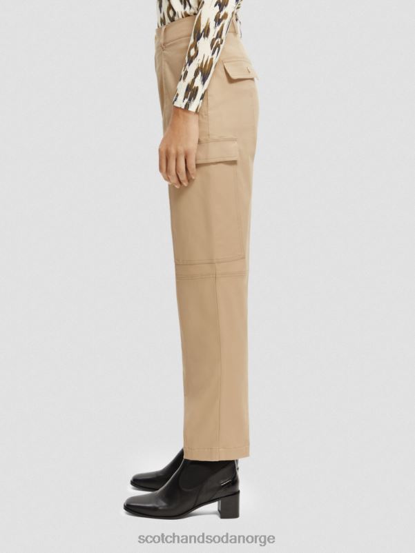 kvinner bruksbukser for arbeidsklær kaki N40XD159 klær Scotch & Soda