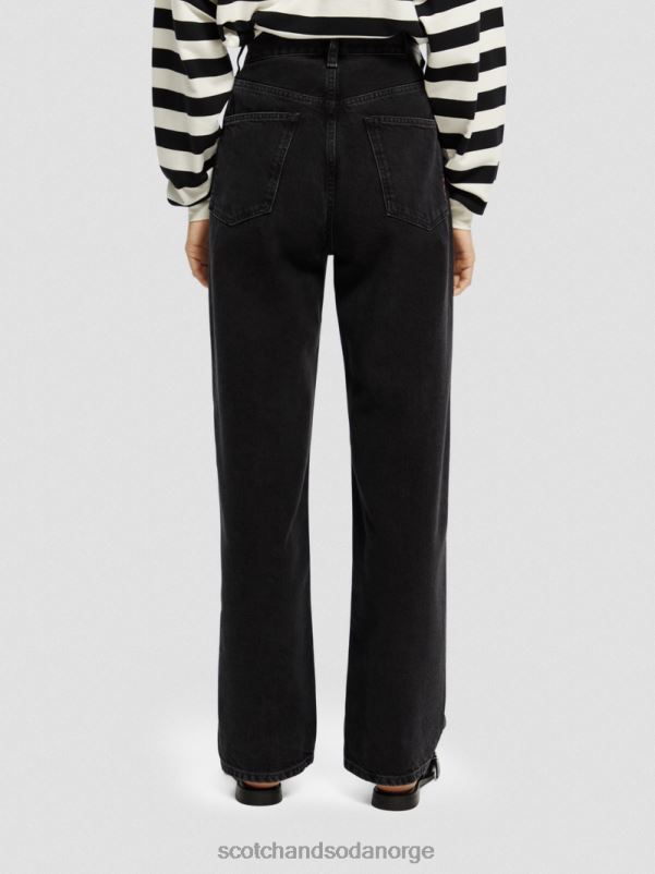 kvinner den slengende høyhuset super-løs boyfriend fit jeans overdådig N40XD231 klær Scotch & Soda