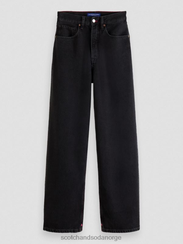 kvinner den slengende høyhuset super-løs boyfriend fit jeans overdådig N40XD231 klær Scotch & Soda