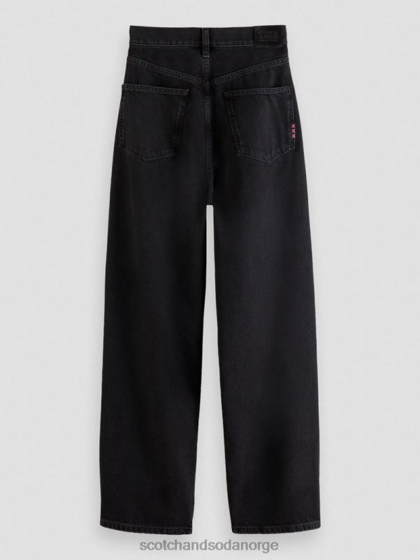 kvinner den slengende høyhuset super-løs boyfriend fit jeans overdådig N40XD231 klær Scotch & Soda