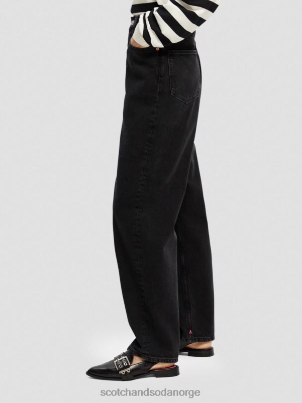 kvinner den slengende høyhuset super-løs boyfriend fit jeans overdådig N40XD231 klær Scotch & Soda