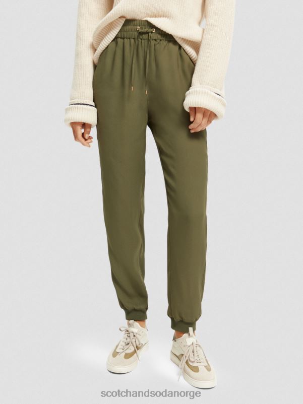 kvinner lett joggebukse militærgrønn N40XD148 klær Scotch & Soda
