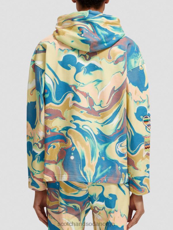 kvinner født til å elske hettegenser marmor N40XD212 klær Scotch & Soda