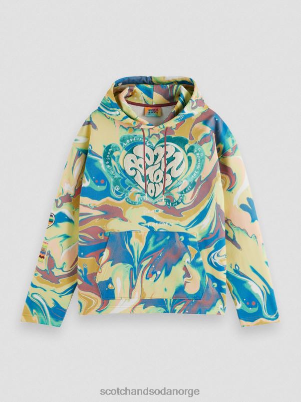 kvinner født til å elske hettegenser marmor N40XD212 klær Scotch & Soda