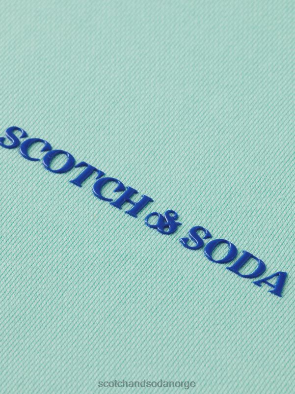 kvinner genser med rund hals i økologisk bomull bukt N40XD193 klær Scotch & Soda
