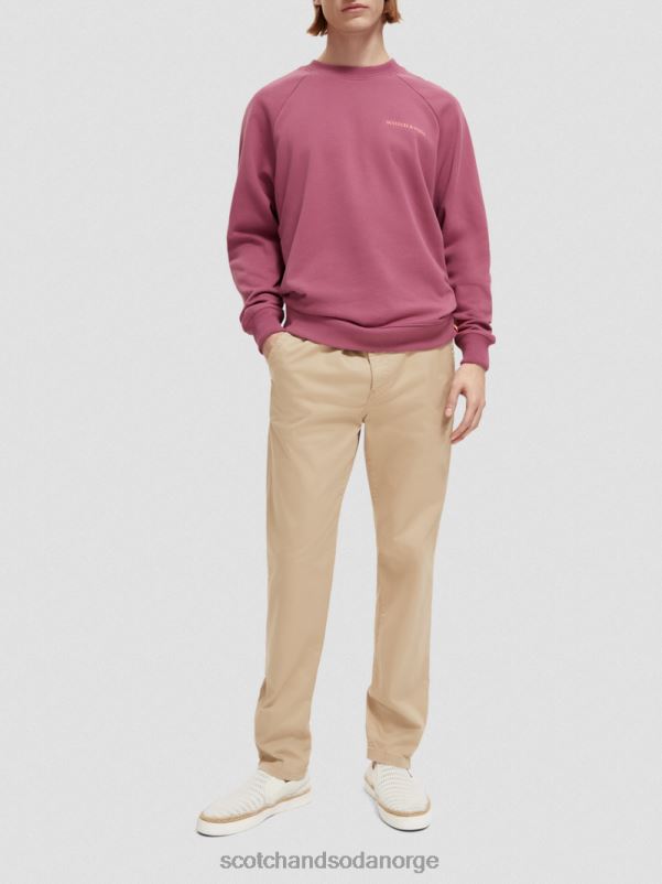 kvinner genser med rund hals i økologisk bomull dahlia N40XD196 klær Scotch & Soda